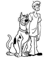 Shaggy say hi to zombie scooby doo 96c1. Scooby Doo Coloring Pages