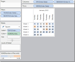 Creating An Interactive Monthly Calendar In Tableau Is