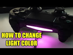 change color on ps4 controller lightbar