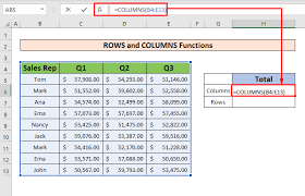 calculate total row and column in excel