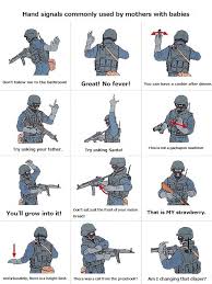 So Thats What They Mean Swat Hand Signals As Explained By