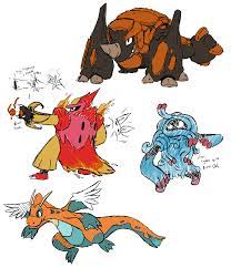 Some Mega Evolution concepts I made a while back, I figure Reddit would get  more out of them than me. : r/pokemon