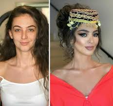 bridal makeup transformations