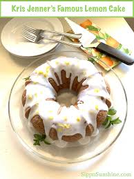 kris jenner s famous lemon cake