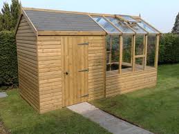 Storage Shed With Greenhouse Attached