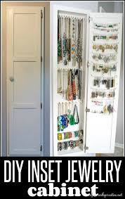 Diy Inset Jewelry Cabinet Part 2