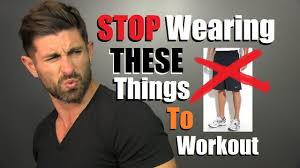 men need to stop wearing at the gym