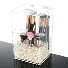 clear makeup brush box marketing