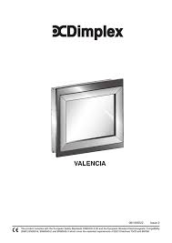 dimplex valencia user manual manualzz