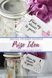 diy baby or bridal shower prize idea