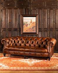winchester tufted leather sofa