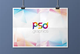 Free hanging banner mockup to showcase your branding in a photorealistic look. Hanging Landscape Poster Mockup Free Psd Download Psd