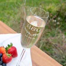 Engraved Wedding Champagne Glasses