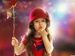Little Girl in red hat HD wallpaper ...