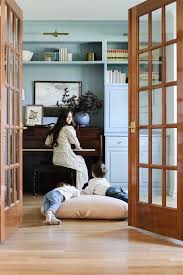 Create Piano Room Built In Cabinets