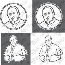To a religion that has been in so much need of change, his getting into papacy is such a. Pope Francis Vector For Cutting Plotter