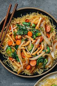 vegetable pan fried noodles omnivore