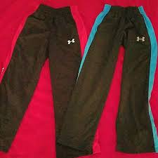 Two Pairs Of Boys Under Armour Athletic Pants Ysm