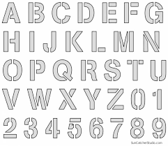 Free Alphabet Stencils Free Letter Templates