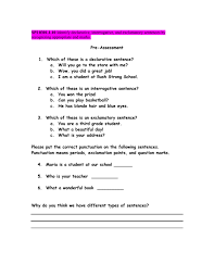 An imperative sentence is a. Types Of Sentences Worksheet