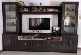 Wall Mounted Plywood Modular Wooden Tv