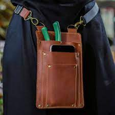 Leather Tool Belt Florist Bag For