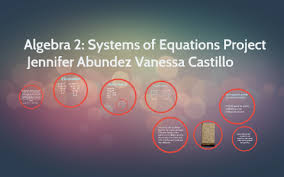 Algebra 2 Systems Of Equations Project