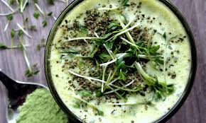 superfood green wheatgr smoothie