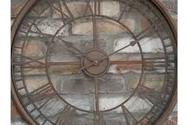 Rustic Large Wall Clock