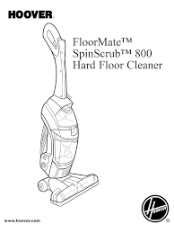 hoover floormate spinscrub 800 manual
