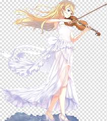 Drew this awhile back from a image in the sc manga ikuto is awesome :3 ikuto playing. Miyazono Kaori Girl Playing Violin Anime Character Transparent Background Png Clipart Hiclipart