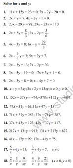 Cbse Class 10 Pair Of Linear Equations
