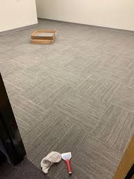 commercial carpet tiles the floor
