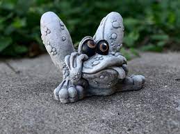 Crazy Frog Figure Concrete Frog Statue