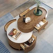 Nordic Modern Coffee Table Set With