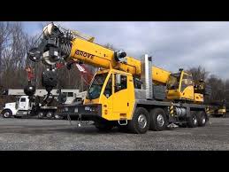 Grove Tms 9000e Truck Crane Ease Of Set Up And Features Video