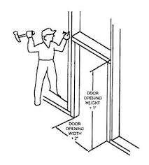 install a hollow metal drywall frame