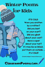 winter poems for kids