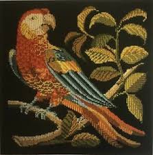 Details About Parrot Cushion Tapestry Needlepoint Colour Chart Elizabeth Bradley