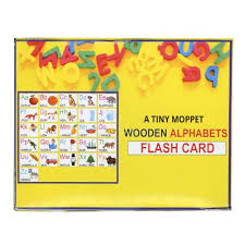 Wooden Flash Cards English Alphabet