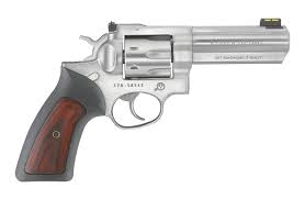 gp100 357 double action revolver wood