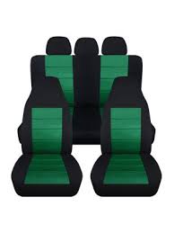 Emerald Green 2 Tone Car Seat Covers