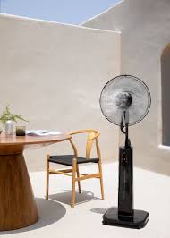 misting fans create