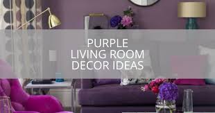 17 purple living room decor ideas