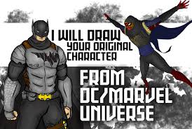 draw you dc and marvel characters as a