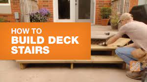 How To Build Stairs To A Deck (The Easy Way) - YouTube