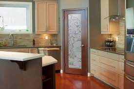 Frosted Glass Pantry Doors