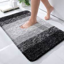 olanly luxury bathroom rug mat