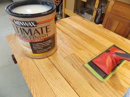 putting new ultimate floor finish to