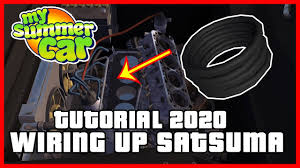 Lower the hoist all of the way and set the engine in it. My Summer Car How To Setup The Eletric Wiring Tutorial 2019 Ogygia Vlogs Youtube
